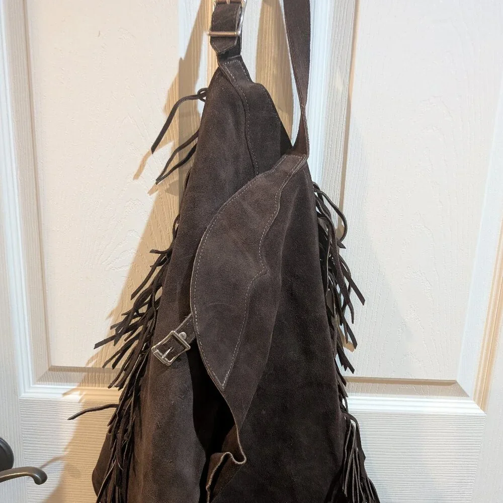 Women's western chaps. Dark brown, size large (14). New. - Picture 1 of 15